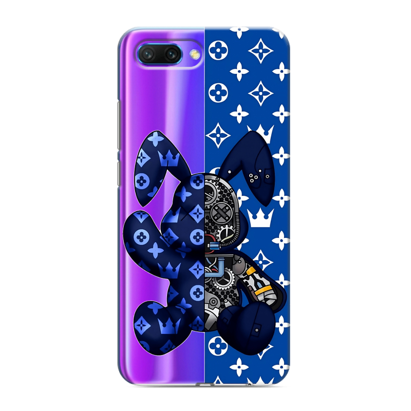 Силиконовый противоударный чехол на Huawei Honor 10 с принтом Луи робот Силиконовый противоударный чехол на Huawei Honor 10 с принтом Луи робот