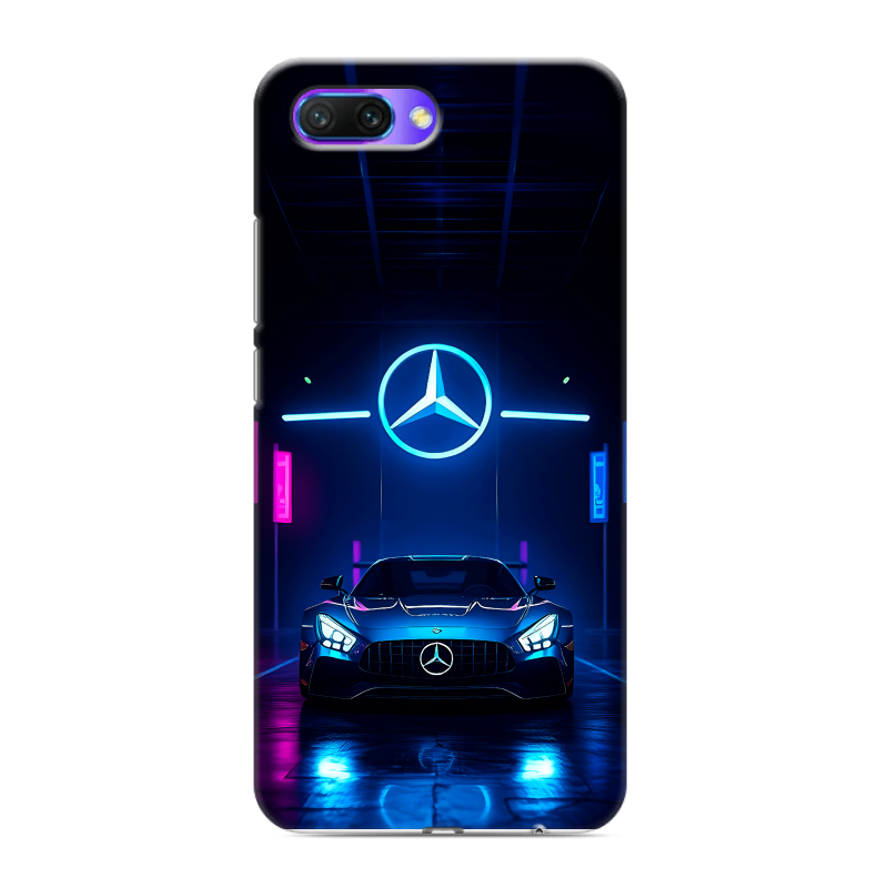 Силиконовый противоударный чехол на Huawei Honor 10 с принтом Mercedes Мерседес Силиконовый противоударный чехол на Huawei Honor 10 с принтом Mercedes Мерседес