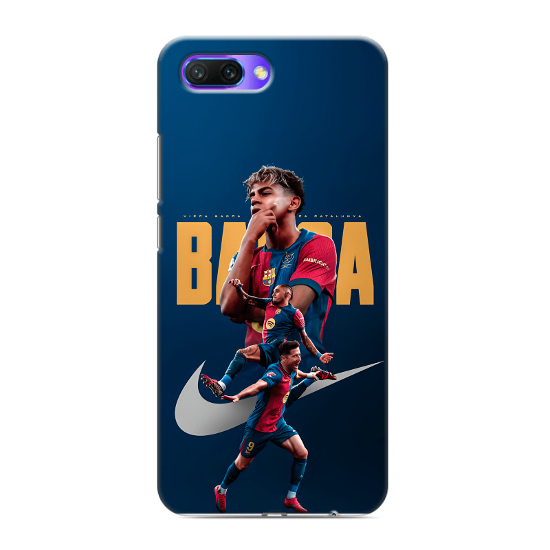 Силиконовый противоударный чехол на Huawei Honor 10 с принтом Барселона Barca Yamal Силиконовый противоударный чехол на Huawei Honor 10 с принтом Барселона Barca Yamal
