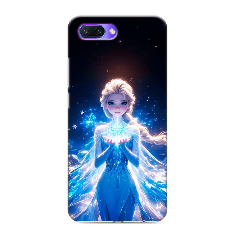 Силиконовый противоударный чехол на Huawei Honor 10 с принтом Холодное сердце Frozen Силиконовый противоударный чехол на Huawei Honor 10 с принтом Холодное сердце Frozen