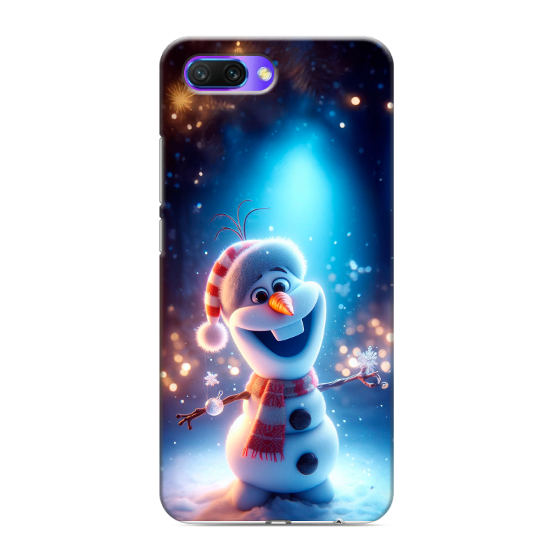 Силиконовый противоударный чехол на Huawei Honor 10 с принтом Новый год Силиконовый противоударный чехол на Huawei Honor 10 с принтом Новый год