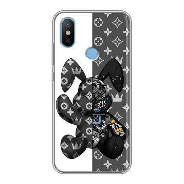 Силиконовый чехол на Xiaomi Mi6X с принтом Луи робот Силиконовый чехол на Xiaomi Mi6X с принтом Луи робот