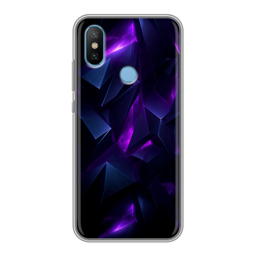 Силиконовый чехол на Xiaomi Mi6X с принтом Абстракиция