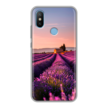 Силиконовый чехол на Xiaomi Mi6X с принтом лаванда Силиконовый чехол на Xiaomi Mi6X с принтом лаванда