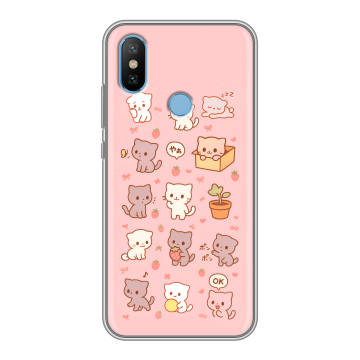 Силиконовый чехол на Xiaomi Mi6X с принтом Hello Kitty Хелоу Кити Силиконовый чехол на Xiaomi Mi6X с принтом Hello Kitty Хелоу Кити