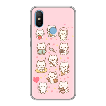 Силиконовый чехол на Xiaomi Mi6X с принтом Hello Kitty Хелоу Кити Силиконовый чехол на Xiaomi Mi6X с принтом Hello Kitty Хелоу Кити