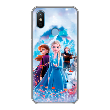 Силиконовый чехол на Xiaomi Mi6X с принтом Холодное сердце Frozen Силиконовый чехол на Xiaomi Mi6X с принтом Холодное сердце Frozen