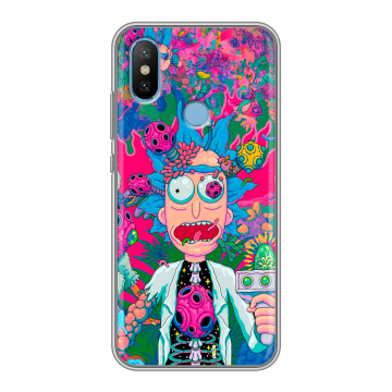 Силиконовый чехол на Xiaomi Mi6X с принтом Рик и Морти Rick Morty Силиконовый чехол на Xiaomi Mi6X с принтом Рик и Морти Rick Morty
