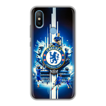 Силиконовый чехол на Xiaomi Mi6X с принтом Chelsea Челси Силиконовый чехол на Xiaomi Mi6X с принтом Chelsea Челси