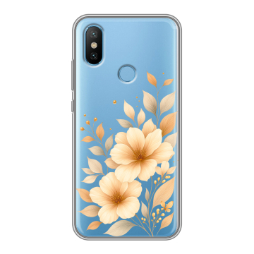 Силиконовый чехол на Xiaomi Mi6X с принтом для девушки Силиконовый чехол на Xiaomi Mi6X с принтом для девушки