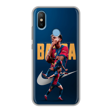 Силиконовый чехол на Xiaomi Mi6X с принтом Барселона Barca Yamal Силиконовый чехол на Xiaomi Mi6X с принтом Барселона Barca Yamal