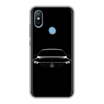 Силиконовый чехол на Xiaomi Mi6X с принтом Mercedes Мерседес