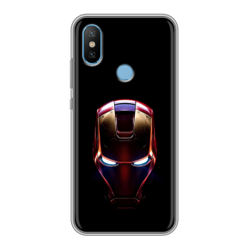 Силиконовый чехол на Xiaomi Mi6X с принтом IronMan Железный человек Силиконовый чехол на Xiaomi Mi6X с принтом IronMan Железный человек