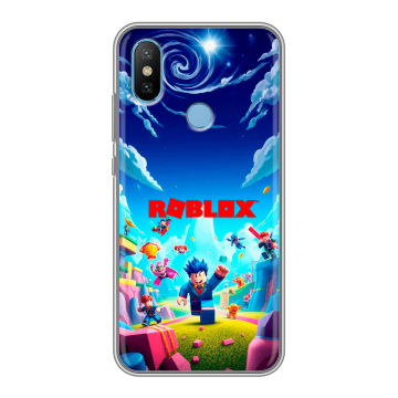 Силиконовый чехол на Xiaomi Mi6X с принтом Roblox Роблокс Силиконовый чехол на Xiaomi Mi6X с принтом Roblox Роблокс
