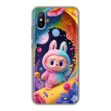 Силиконовый чехол на Xiaomi Mi6X с принтом Labubu Лабубу Силиконовый чехол на Xiaomi Mi6X с принтом Labubu Лабубу