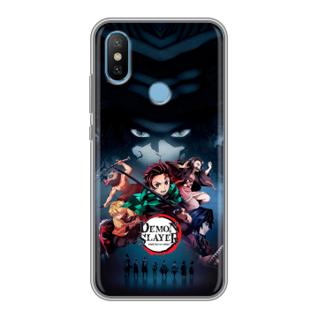 Силиконовый чехол на Xiaomi Mi6X с принтом Demon Slayer Клинок рассекающий демонов Силиконовый чехол на Xiaomi Mi6X с принтом Demon Slayer Клинок рассекающий демонов