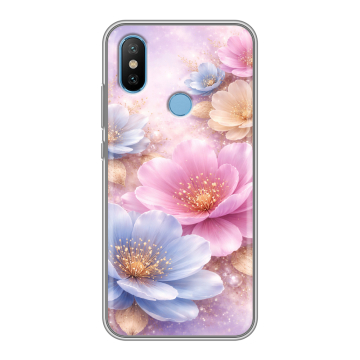 Силиконовый чехол на Xiaomi Mi6X с принтом женский Силиконовый чехол на Xiaomi Mi6X с принтом женский