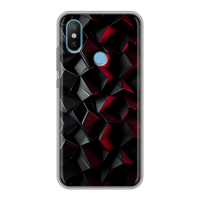 Силиконовый чехол на Xiaomi Mi6X с принтом Абстракция Силиконовый чехол на Xiaomi Mi6X с принтом Абстракция