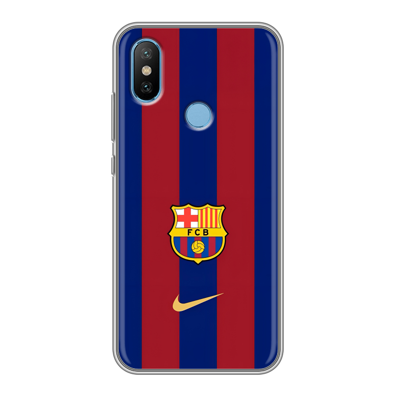 Силиконовый чехол на Xiaomi Mi6X с принтом Барселона Barcelona Силиконовый чехол на Xiaomi Mi6X с принтом Барселона Barcelona