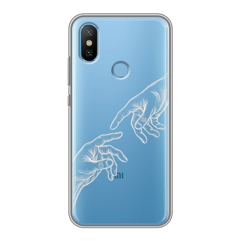Силиконовый чехол на Xiaomi Mi6X с принтом Сотворение мира Силиконовый чехол на Xiaomi Mi6X с принтом Сотворение мира
