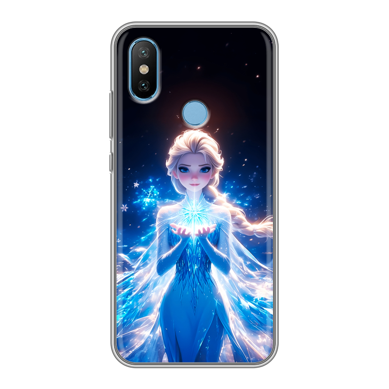 Силиконовый чехол на Xiaomi Mi6X с принтом Холодное сердце Frozen Силиконовый чехол на Xiaomi Mi6X с принтом Холодное сердце Frozen
