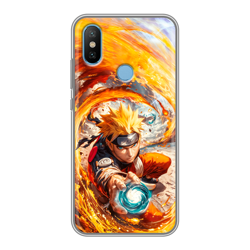 Силиконовый чехол на Xiaomi Mi6X с принтом Аниме Наруто Naruto Силиконовый чехол на Xiaomi Mi6X с принтом Аниме Наруто Naruto
