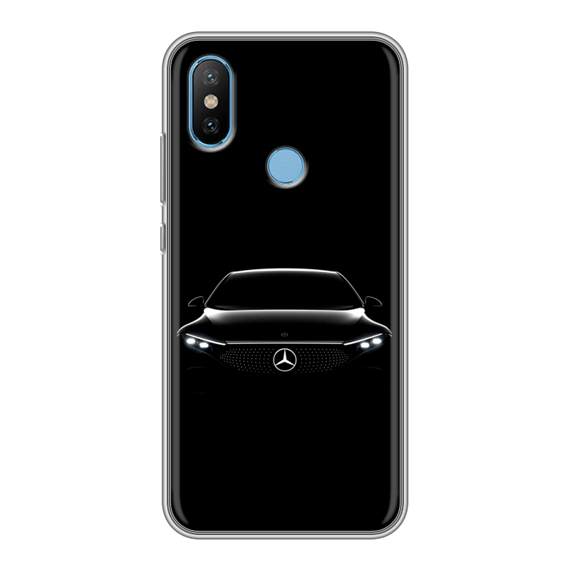 Силиконовый чехол на Xiaomi Mi6X с принтом Mercedes Мерседес Силиконовый чехол на Xiaomi Mi6X с принтом Mercedes Мерседес