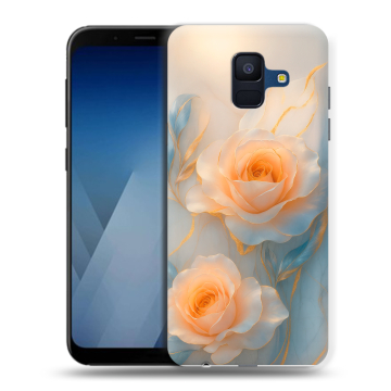 Силиконовый противоударный чехол на Samsung Galaxy A6 с принтом Женский Силиконовый противоударный чехол на Samsung Galaxy A6 с принтом Женский