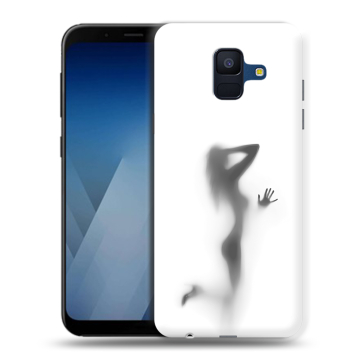 Силиконовый противоударный чехол на Samsung Galaxy A6 с принтом Силуэт Силиконовый противоударный чехол на Samsung Galaxy A6 с принтом Силуэт