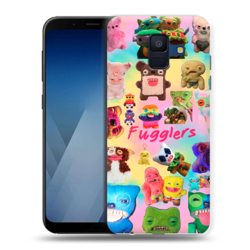 Силиконовый противоударный чехол на Samsung Galaxy A6 с принтом Флагер Fuggler Силиконовый противоударный чехол на Samsung Galaxy A6 с принтом Флагер Fuggler