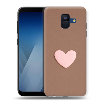 Силиконовый противоударный чехол на Samsung Galaxy A6 с принтом женский