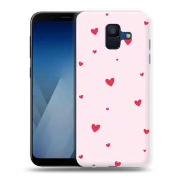 Силиконовый противоударный чехол на Samsung Galaxy A6 с принтом для девочек Силиконовый противоударный чехол на Samsung Galaxy A6 с принтом для девочек