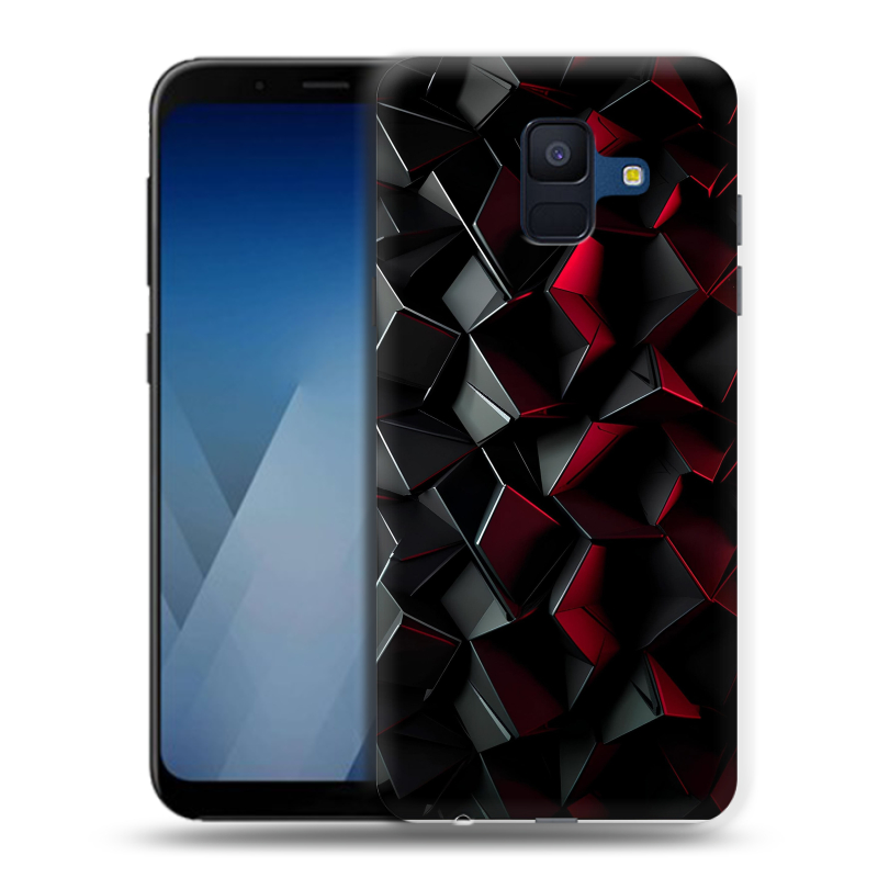 Пластиковый чехол на Samsung Galaxy A6 с принтом Абстракция Пластиковый чехол на Samsung Galaxy A6 с принтом Абстракция
