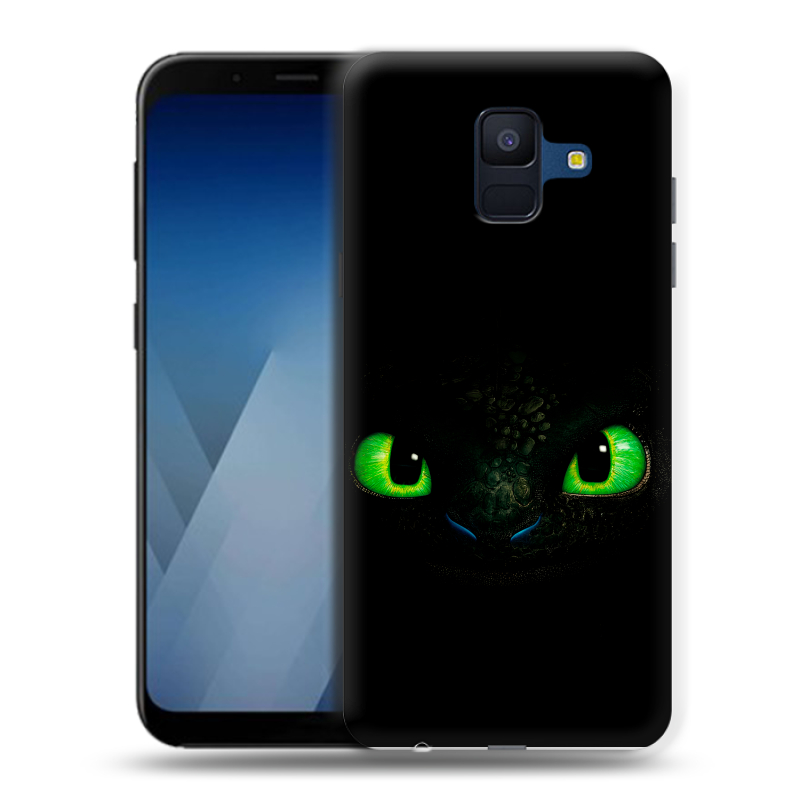 Пластиковый чехол на Samsung Galaxy A6 с принтом Как приручить дракона Пластиковый чехол на Samsung Galaxy A6 с принтом Как приручить дракона