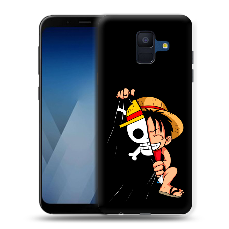 Пластиковый чехол на Samsung Galaxy A6 с принтом One Piece Ван Пис Пластиковый чехол на Samsung Galaxy A6 с принтом One Piece Ван Пис