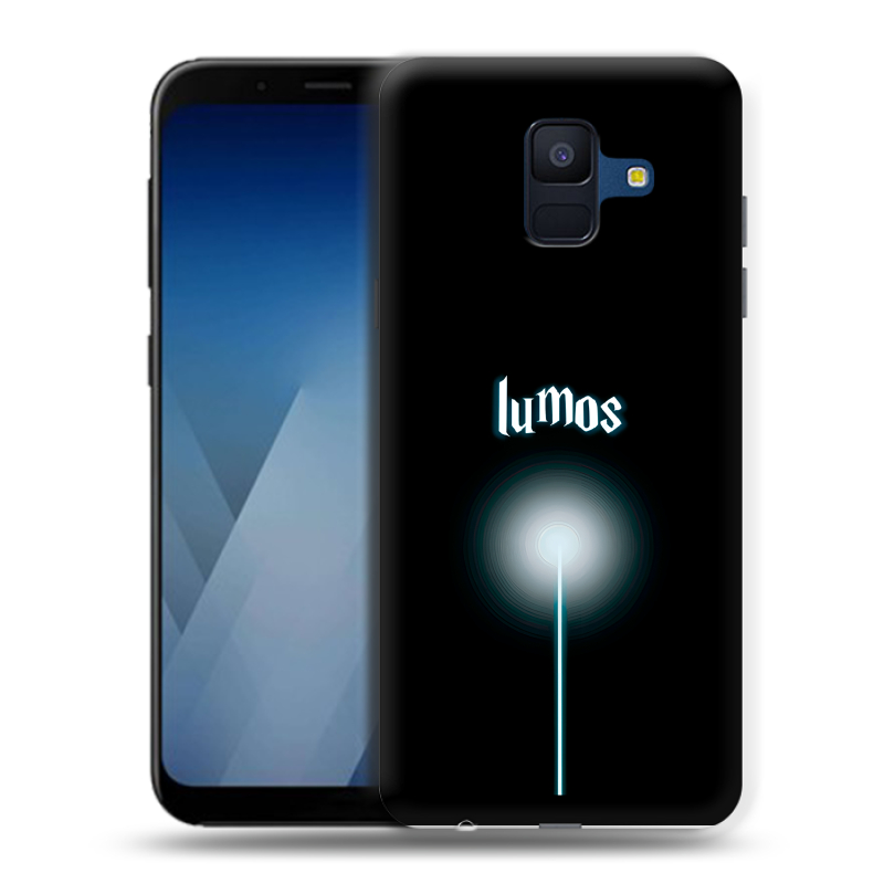Силиконовый противоударный чехол на Samsung Galaxy A6 с принтом Harry Potter Гарри Поттер Силиконовый противоударный чехол на Samsung Galaxy A6 с принтом Harry Potter Гарри Поттер