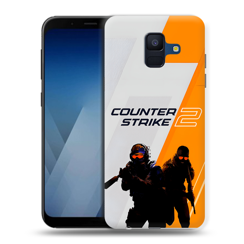 Пластиковый чехол на Samsung Galaxy A6 с принтом Counter Strike Пластиковый чехол на Samsung Galaxy A6 с принтом Counter Strike