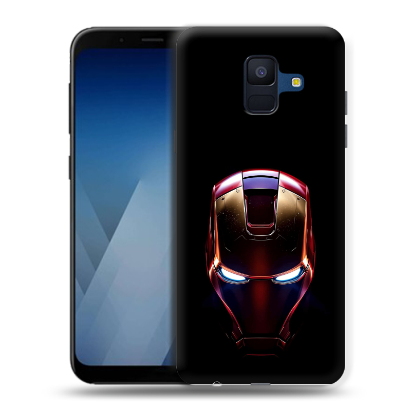 Пластиковый чехол на Samsung Galaxy A6 с принтом IronMan Железный человек Пластиковый чехол на Samsung Galaxy A6 с принтом IronMan Железный человек