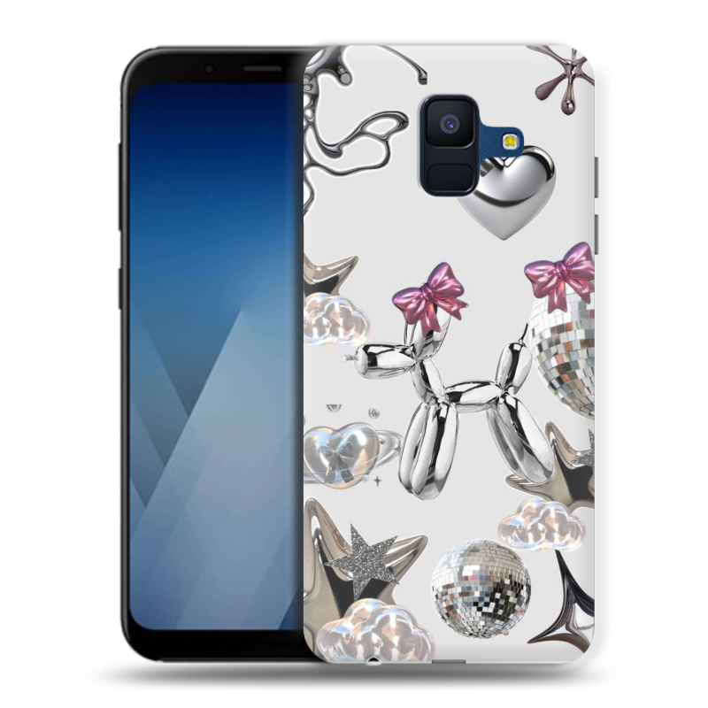 Пластиковый чехол на Samsung Galaxy A6 с принтом Y2K Пластиковый чехол на Samsung Galaxy A6 с принтом Y2K