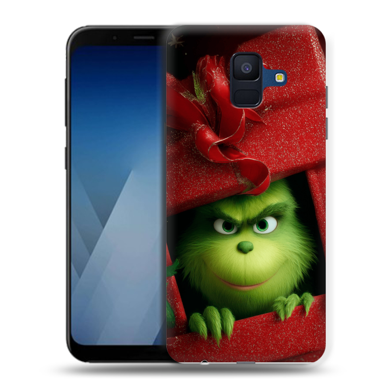 Пластиковый чехол на Samsung Galaxy A6 с принтом Новый год Пластиковый чехол на Samsung Galaxy A6 с принтом Новый год