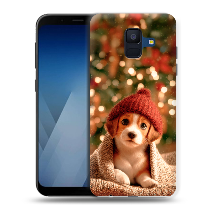 Пластиковый чехол на Samsung Galaxy A6 с принтом Новый год Пластиковый чехол на Samsung Galaxy A6 с принтом Новый год
