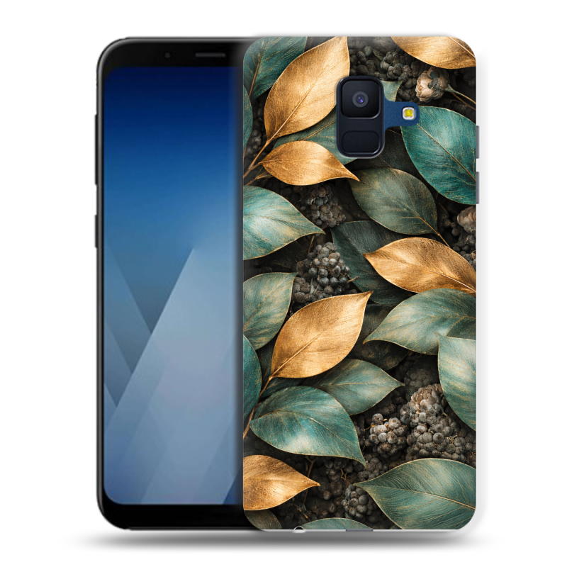 Силиконовый противоударный чехол на Samsung Galaxy A6 с принтом женский Силиконовый противоударный чехол на Samsung Galaxy A6 с принтом женский
