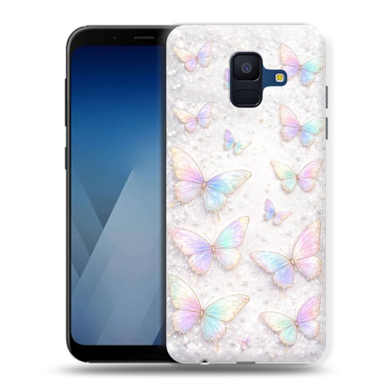 Пластиковый чехол на Samsung Galaxy A6 с принтом женский Пластиковый чехол на Samsung Galaxy A6 с принтом женский