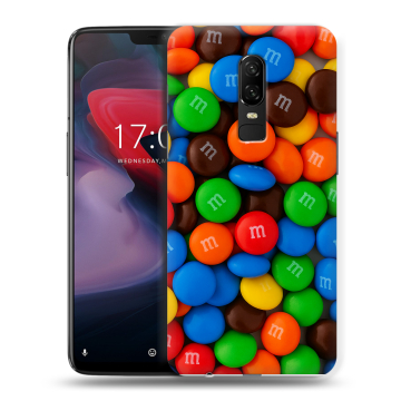 Пластиковый чехол на OnePlus 6 с принтом Конфеты Пластиковый чехол на OnePlus 6 с принтом Конфеты