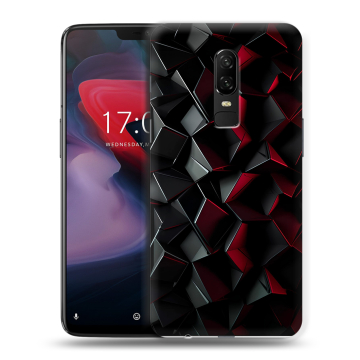 Пластиковый чехол на OnePlus 6 с принтом Абстракция