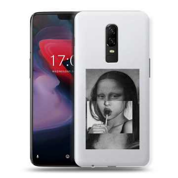 Пластиковый чехол на OnePlus 6 с принтом Мона Лиза Пластиковый чехол на OnePlus 6 с принтом Мона Лиза