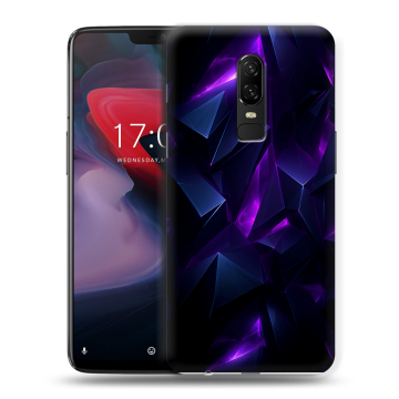 Пластиковый чехол на OnePlus 6 с принтом Абстракиция Пластиковый чехол на OnePlus 6 с принтом Абстракиция
