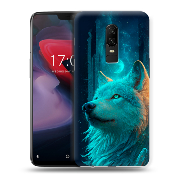 Пластиковый чехол на OnePlus 6 с принтом бабочки саккура Пластиковый чехол на OnePlus 6 с принтом бабочки саккура