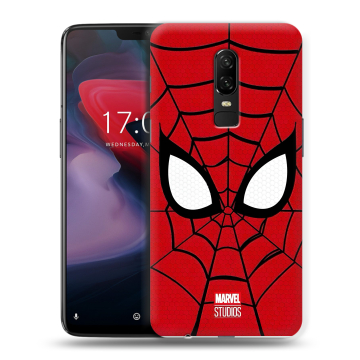 Пластиковый чехол на OnePlus 6 с принтом человек паук spiderman