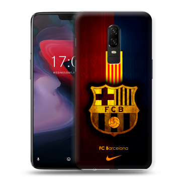 Пластиковый чехол на OnePlus 6 с принтом Барселона Barcelona Пластиковый чехол на OnePlus 6 с принтом Барселона Barcelona